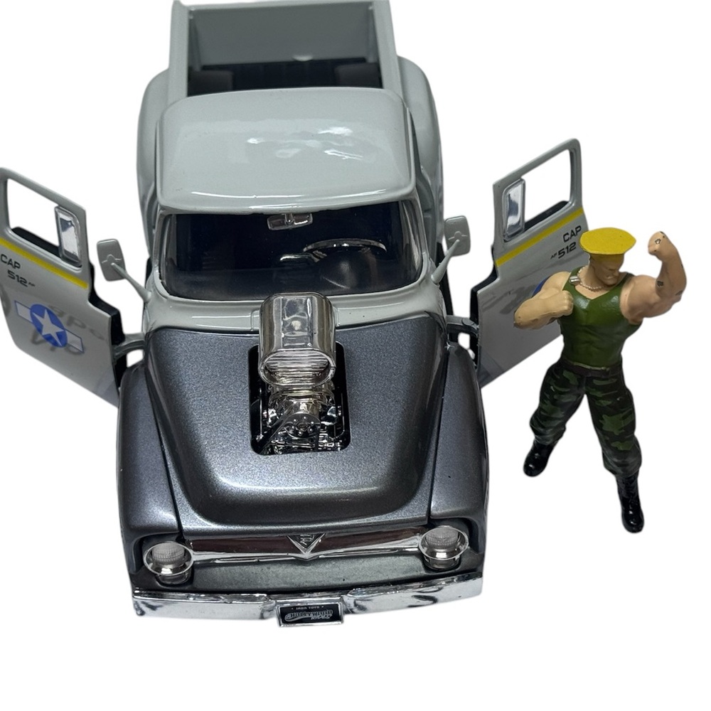 Diecast Model Truck with Action Figure